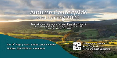 Annual Autumn Gathering: CPRE Centenary Celebration & Lunch