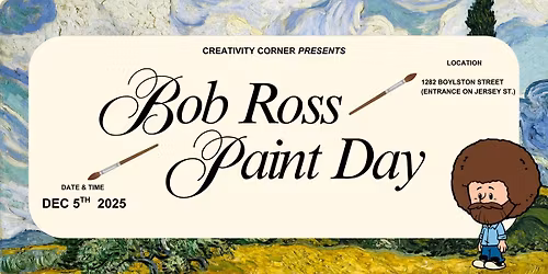 Creativity Corner: Bob Ross Paint Day