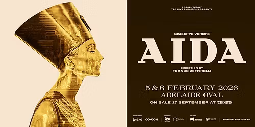 Giuseppe Verdi's AIDA | Adelaide 5 & 6 February 2026