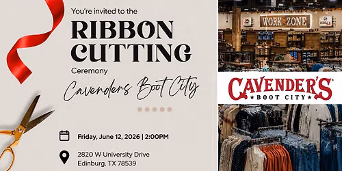 Ribbon Cutting In Celebration of Cavendar's