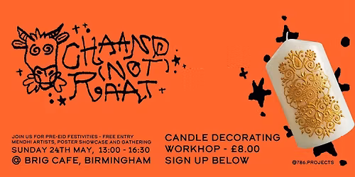Chaand (not) Raat - Candle Decorating Workshop