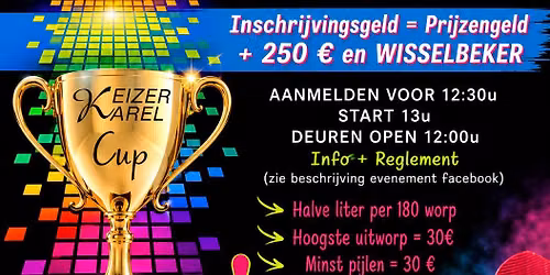 Darts 4\u00e9 KEIZER KAREL CUP (2026)