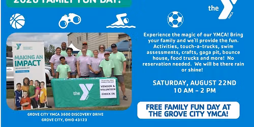 2026 Grove City YMCA Family Fun Day