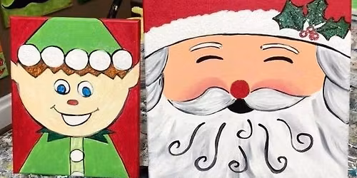 Paint with a Parent-Open Studio \u201cSanta & Elf\u201d