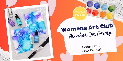 Alcohol Ink Prints - Women's Art Club
