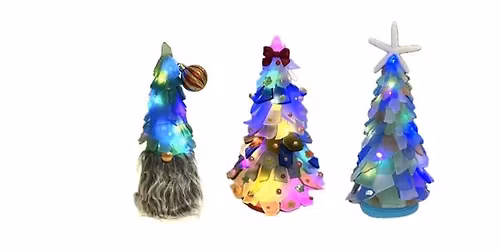 Christmas in July: Sea Glass Tree or Gnome Night Light \u2013 July 11