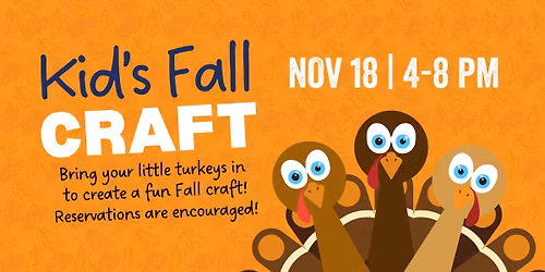 Kids FREE Fall Craft Event at UNOs 