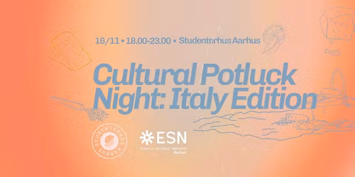 Cultural Potluck Night: Italy Edition (NEW DATE)