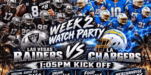 Las Vegas RAIDERS VS Los Angeles CHARGERS