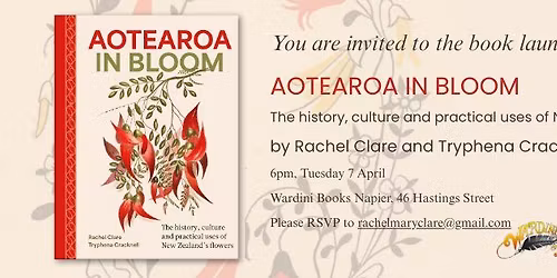 Aotearoa in Bloom - a beautiful book launch at Wardini Napier