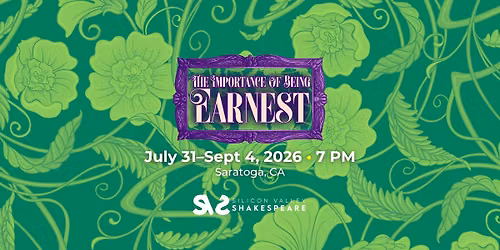 SVS Presents THE IMPORTANCE OF BEING EARNEST
