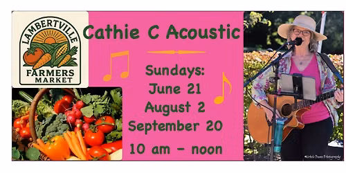 Cathie C at Lambertville Farmers Market