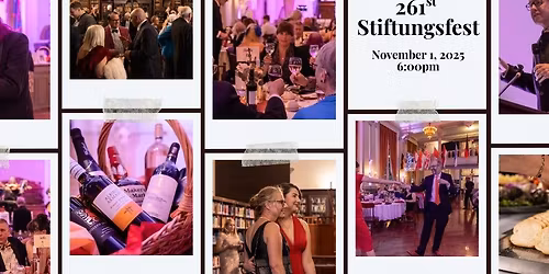 Stiftungsfest Gala with Silent Auction