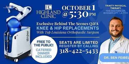 Robotic Hip & Knee Replacement Seminar 