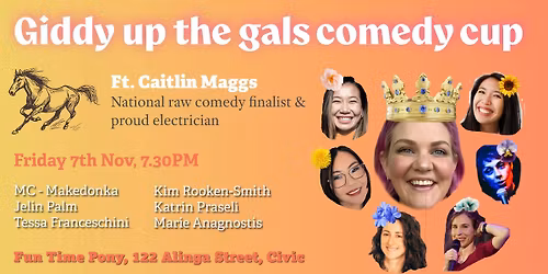 Giddy up the Gals! Comedy Cup