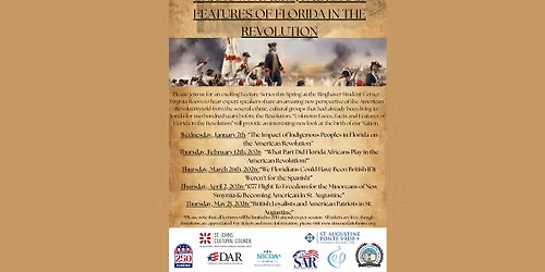 "UNKNOWN FACES, FACTS & FEATURES OF FLORIDA IN THE REVOLUTION" Chuck Meide, LAMP, & Jay Smith