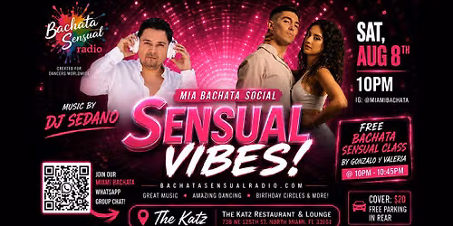 Sensual Vibes, Bachata Sensual Social - FREE Bachata Sensual Class