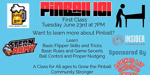Pinball 101 Learning Event