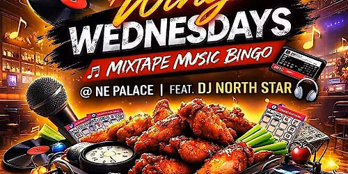 WING WEDNESDAY | MUSIC BINGO