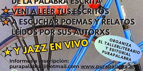 PE\u00d1A LITERARIA + JAZZ en PALERMO