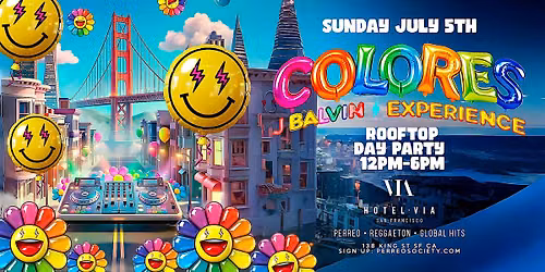 COLORES | ROOFTOP DAY PARTY @ HOTEL VIA | SAN FRANCISCO