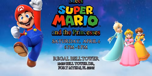 Meet Super Mario and the Princesses!!!
