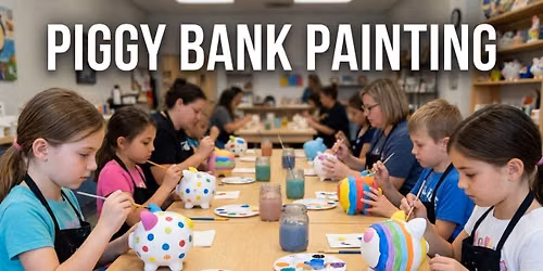 Piggy bank painting