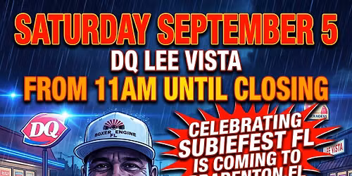 Boxer Engine FL. Big celebration subiefest fl is coming