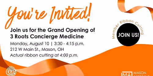 Ribbon Cutting at 3 Roots Concierge Medicine