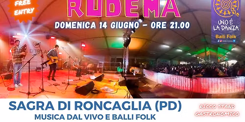 MUSICA FOLK e BALLI in SAGRA con i RUDEM\u00c0 \u2b50\ufe0f UNO \u00c8 LA DANZA