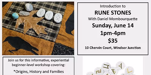 Introduction to Rune Stones-with Daniel Mombourquette (Fully Booked)
