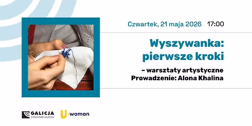 Warsztaty artystyczne: Wyszywanka: pierwsze kroki