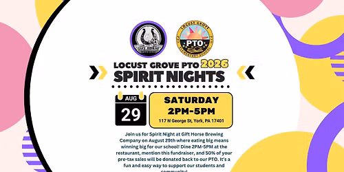 Gift Horse Brewing Company Spirit Night
