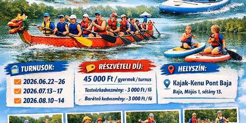 Sugovica V\u00edzikaland - Kajak-Kenu &SUP t\u00e1bor