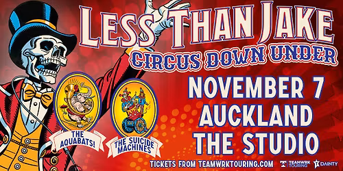 Less Than Jake - 'Circus Down Under' Tour | Auckland