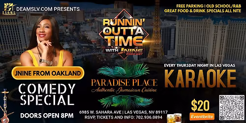 Runnin' Outta Time With Jnine Las Vegas Comedy Special