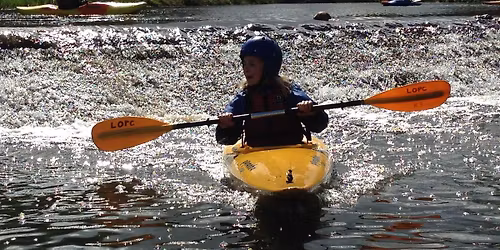 Moving water canoe skills - Matlock