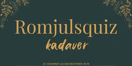 Romjulsquiz p\u00e5 Kadaver