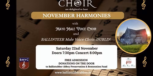 November Harmonies at Ballintubber Abbey