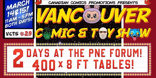 Vancouver Comic & Toy Show #29