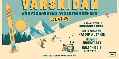 V\u00c5RSKIDAN 10 - 11 april - J\u00e4rvs\u00f6backens avslutningshelg