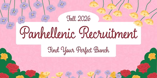Fall 2026 Panhellenic Recruitment