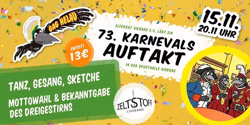 Auftakt in die 73. Karnevalssession