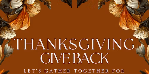 Thanksgiving Giveback