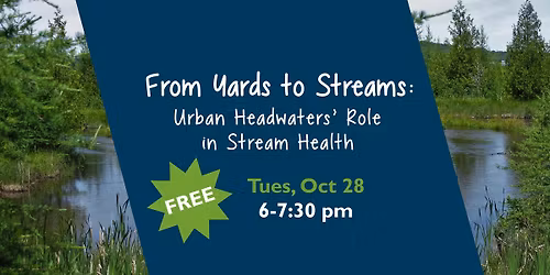 From Yards to Streams: Urban Headwaters' Role in Stream Health