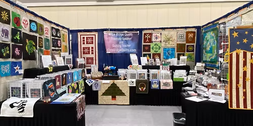 General meeting with guest speaker, Alice Ridge presenting "Quilt Trip Around the World"