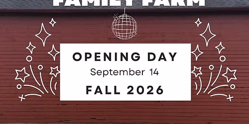 Fall 2026 - Opening Day!!