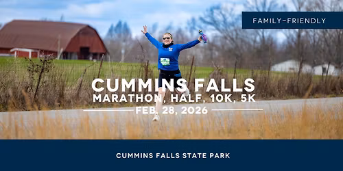 Cummins Falls Marathon, Half, 10K, 5K