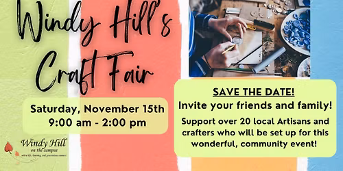 Windy Hill's 2nd Annual Craft Fair