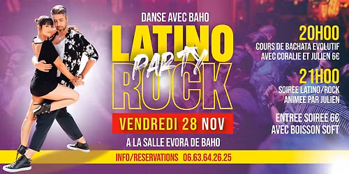 Soir\u00e9e Latino\/Rock \u00e0 Baho
